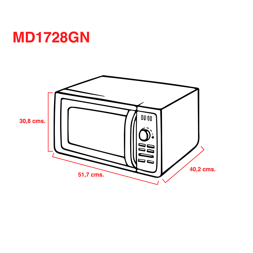 microonda, microondas, atma, blanco, 28 litros, con grill, electrodomestico de cocina, electrodomesticos de cocina, tecnología digital, microondas digital, cocina rápida, calentamiento rápido, función grill, descongelamiento automático, diseño moderno, microondas con grill, comida rapida, grill incorporado, control digital, panel digital, coccion uniforme, cocina versatil, facil limpieza, programas preestablecidos, cocina saludable, microondas de gran capacidad, eficiencia energética, MD1728GN.