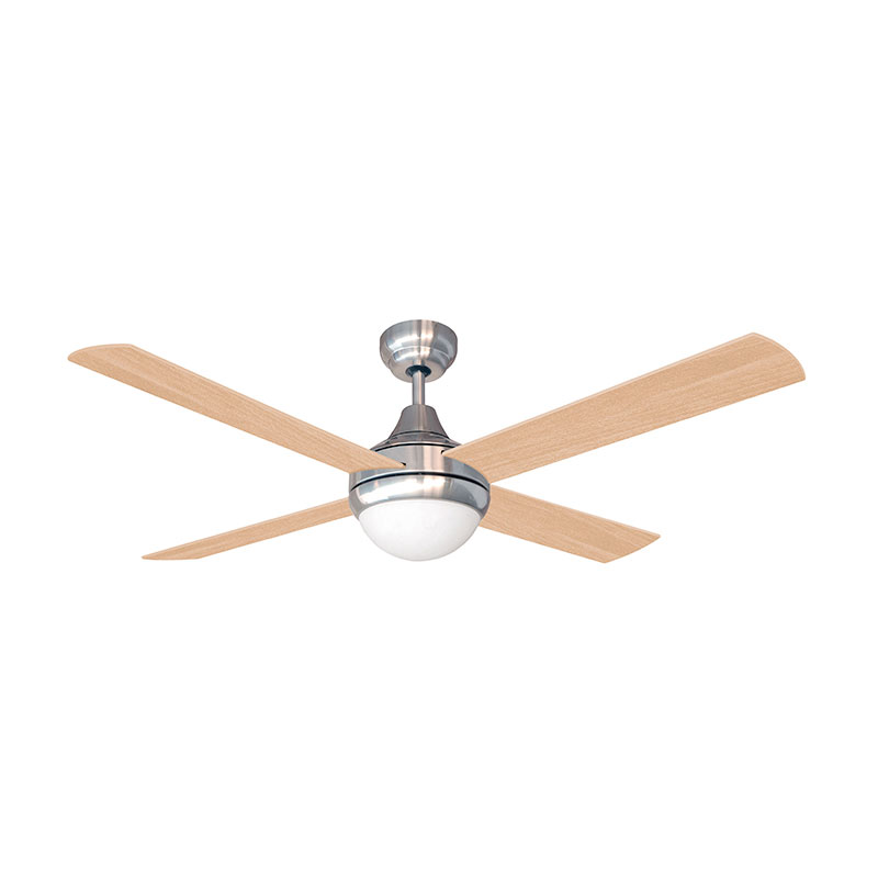 Ventilador, de, Techo, 4, Palas, de, Madera, Haya, Wengue, 120cm, 5, Velocidades, Plafón, Liliana, VVTHM314.