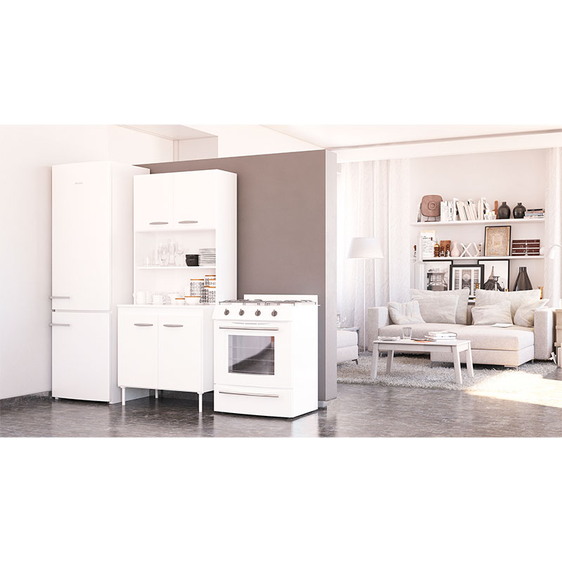 kit, combo, de, cocina, cocinas, mueble, muebles, guardado, para, con, 4, puerta, puertas, estante, estantes, blanco, delos, DL633BR.