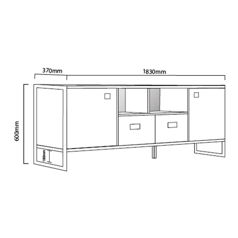 mueble, muebles, para, de, con, living, tv, teve, tele, televisor, televisores, television, hasta, 65, pulgadas, puerta, puertas, cajon, cajones, roble, nebraska, natural, delos, DST05RNN.