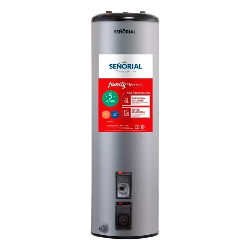 termotanque, termotanques, electrico, electricos, señorial, family, familiar, 120, litros, 120l, 120lts, 3200w, TESLFP-120AR.