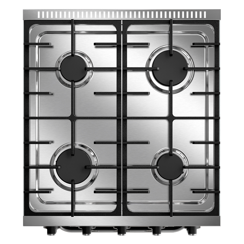 cocina, cocinas, a gas, gas natural, gas envasado, gas licuado, multigas, de acero, acero, acero inoxidable, de acero inoxidable, 55cm, 55, cm, cocina 55cm, con, ladrillos, refractarios, con ladrillos refractarios, 16090, morelli.