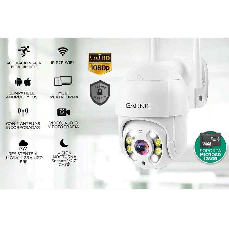 camara, camaras, de seguridad, de vigilancia, seguridad, vigilancia, gadnic, domo, motorizada, domos, motorizadas, wifi, wi-fi, P2P00039, p2p, COMBO-P2P39-2, pack, conjunto, juego, combo, x2, 2 unidades.