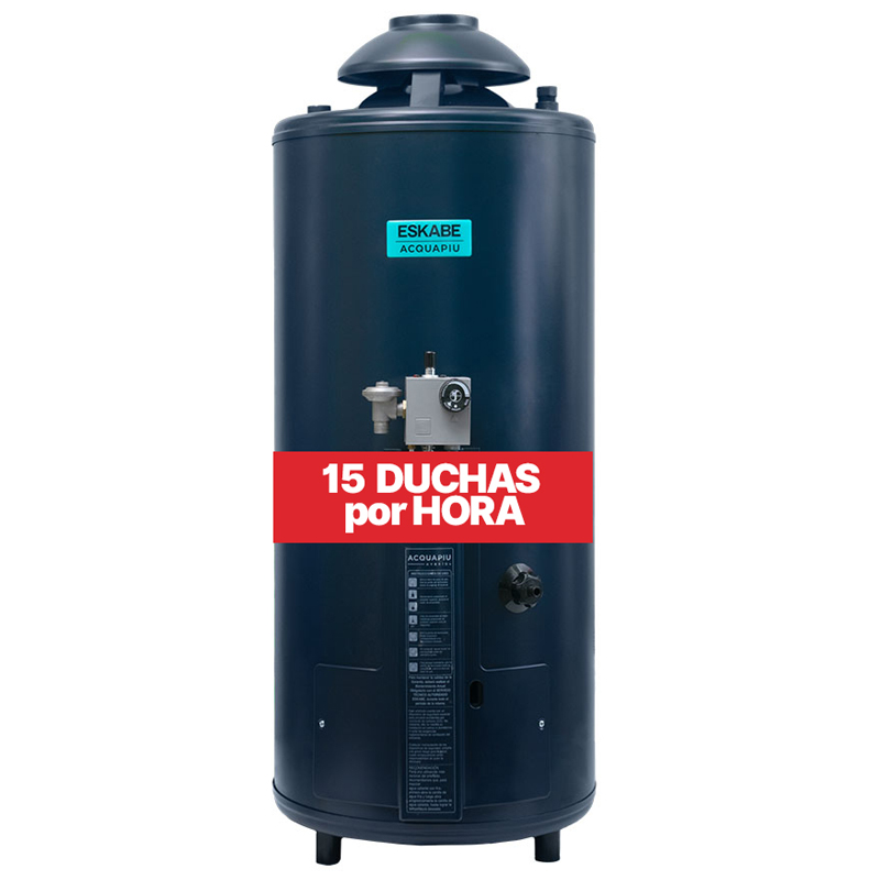 termotanque, termotanques, de, pie, 50, litros, a, gas, natural, envasado, multigas, eskabe, H800, novogar, conexión, superior, encendido, piezoeléctrico, Alta recuperación, alta, recuperación, Acquapiu, Hybrid4, Acquapiu Hybrid4, salida horizontal, salida, vertical.