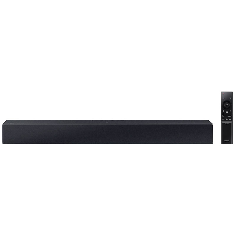 barra de sonido, barra, de, sonido, soundbar, samsung, essential, b-series, woofer, woofer incorporado, bluetooth, HW-C400, negro, negra,.